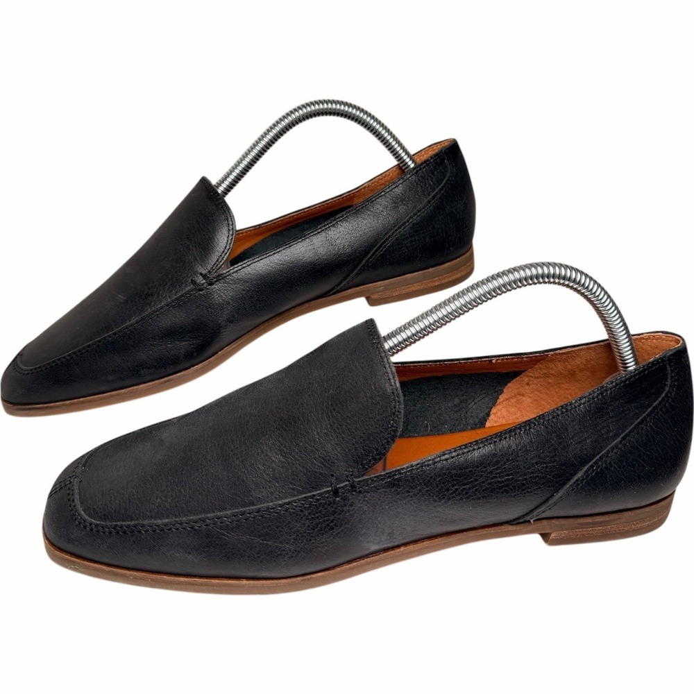 Lucky Brand Canyen Black Square Toe Flats Women's‎ Size 9 NWOB Minimalist